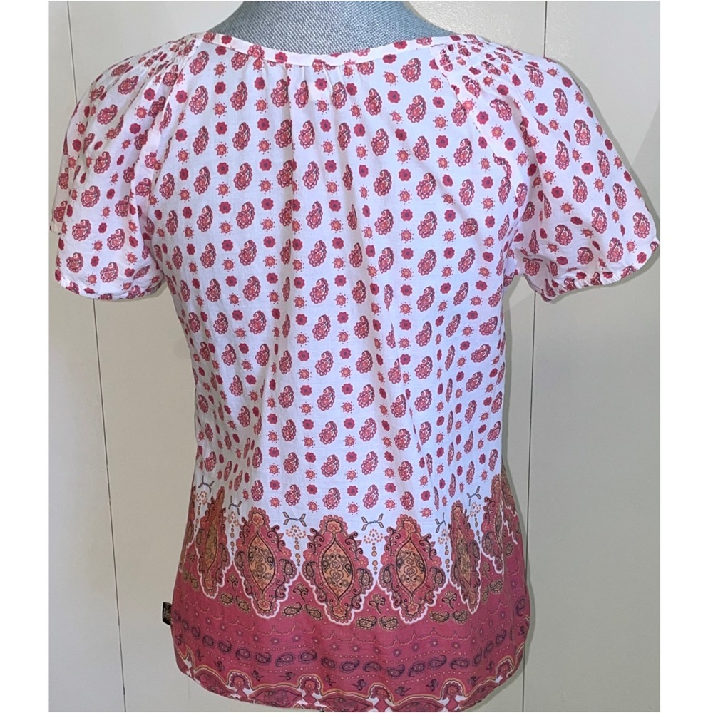 PRANA GIGI PAISLEY PEASANT BLOUSE - Picture 3 of 7